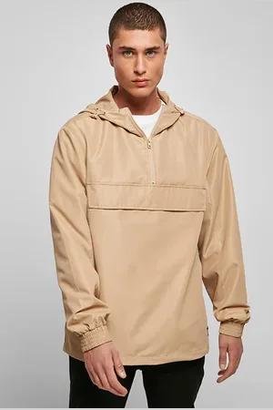 Urban classics Recycled Basic Pull Over Jacket Unionbeige