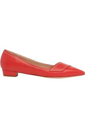 LK Bennett Polly Ballerina Shoes Red-red