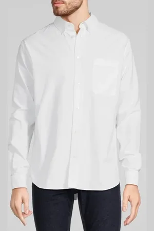 The Kooples Long Sleeved Shirt With Classic Collar White