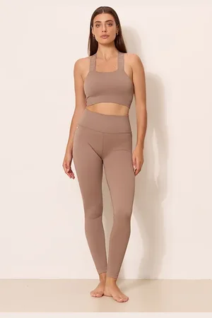 Lune Active Luna Sculpt Seamless High-waisted Rib Legging Fossil