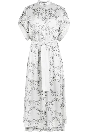 AllSaints Luciana Assam Dress White