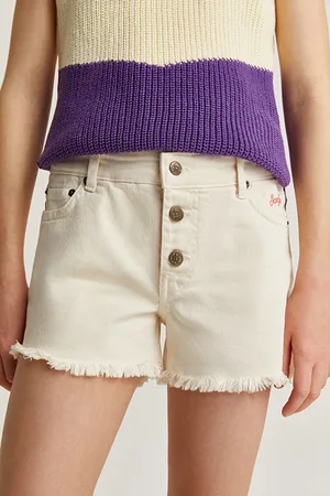 SCALPERS Rock Shorts Girls Off White