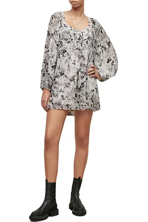 AllSaints Sanina Waktu Dress White
