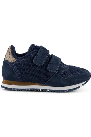 Woden Ydun Suede Mesh Kids Navy