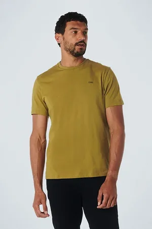 No Excess T-shirt Crewneck Solid Basic Olive