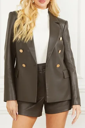 Guess GUESS Vixen Blazer Olive Branch