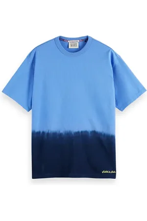 Scotch&Soda Dip Dye T-shirt Tile Blue