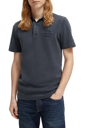Scotch&Soda Garment Dye Jersey Polo Night