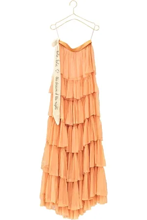 FORTE FORTE Forte Forte Tulle Skirt With Silk Details Nude