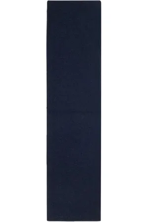 John Varvatos Marcus Brushed Wool Scarf Navy