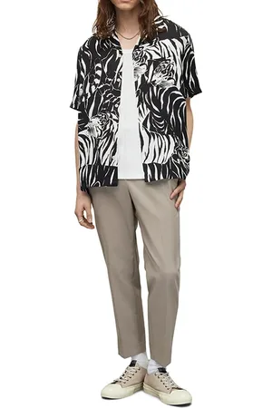 AllSaints Wildcat Ss Shirt Cala White