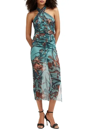 AllSaints Kaih Batu Dress Lagoon Blue