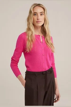 WE Fashion Cardigan Bright Pink
