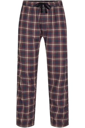 Signal Hugo Pyjamas Pants Check Ombre Blue