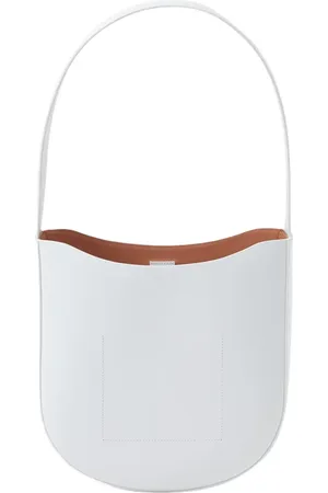 Closed Women Half Round Bag M Bag White