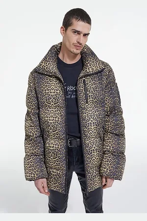 The Kooples Oversize Down Jacket Leopard