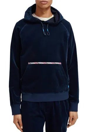 Scotch&Soda Corduroy Hoodie Steel