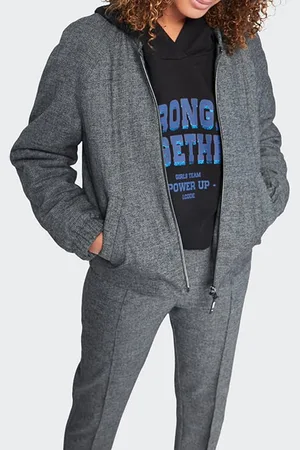 ICODE Black Semi-plain Jacket