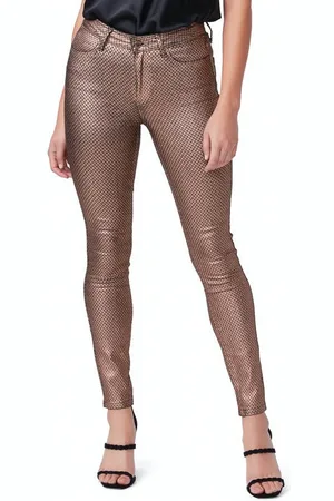 Paige Hoxton Ultra Skinny Special Cp Gold Deco Coating