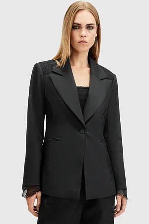 AllSaints Lacey Blazer Black