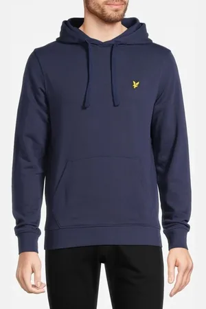 Lyle & Scott Football World Graphic Ls Pullover Hoodie Navy