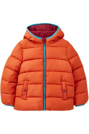White Stuff Quilted Puffer Jacket Mid Orange