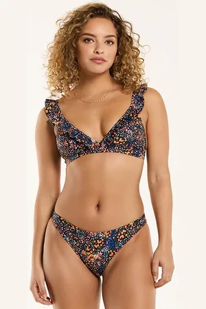 Shiwi Ladies Bobby Bikini Set Spotted Flower Black Spotted Flower