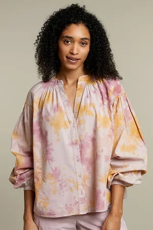 River Woods Purple Loose Long Sleeves Shirt