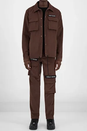 Daily paper Brown Corduroy Cargo Jacket