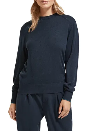 Scotch&Soda Basic Crew Neck Pullover Night