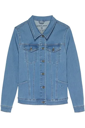 Sandwich Denim Coat 25001655 Mid Blue Denim
