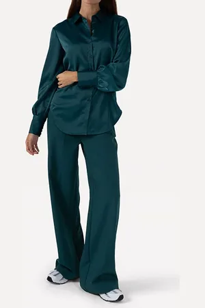 ANOTHER LABEL Jalou Pants Deep Teal
