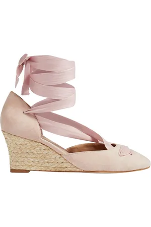 LK Bennett Lana Espadrilles Pale Rose
