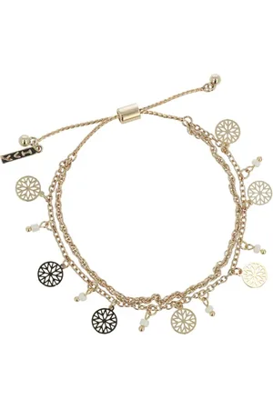 Otazu Coin Bracelet Gold And Pearls