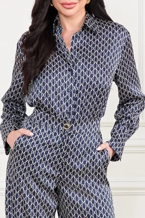 Guess GUESS Lisa Shirt Popeline New Monogram Button-down Secret