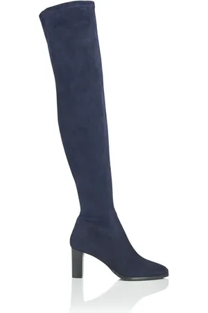 LK Bennett Kaori Over The Knee Heel Navy