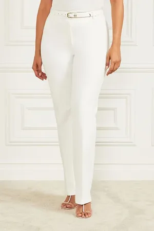 Guess GUESS Harper Pant Pale Straight Pearl