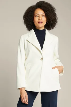 Elena Miro Pea Coats White