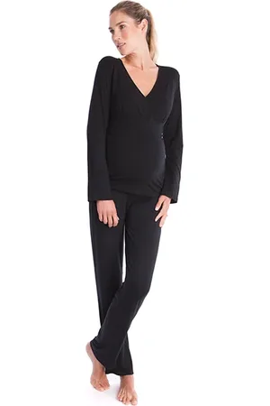 Séraphine Maternity Pj Set Black