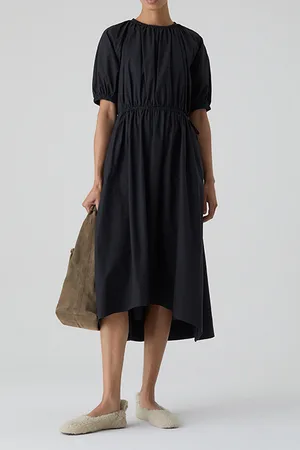 Closed Backless Dress Black
