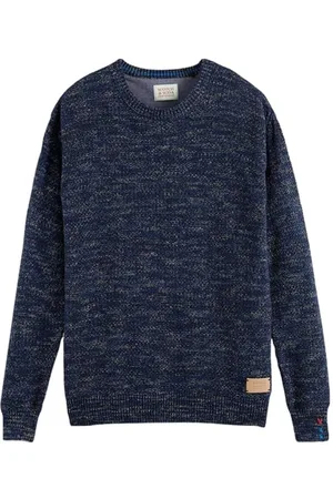 Scotch&Soda Spaced-dye Yarn Structured Crewneck Pullover Combo B
