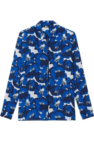 The Kooples Long Sleeve Shirt Blue
