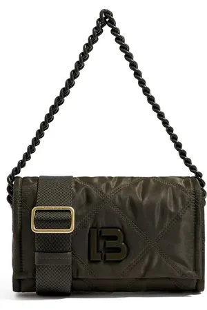 Bimba y Lola S Green Padded Crossbody Bag