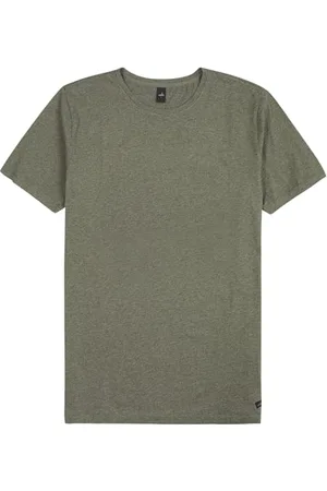 Wahts Woods | Crew Neck T-shirt Army Green Melange
