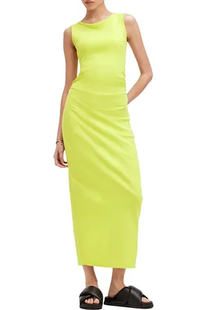 AllSaints Katarina Dress Zest Lime Green