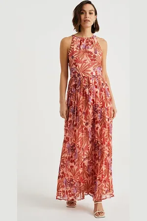 WE Fashion Dress Maxi Salmon Pink