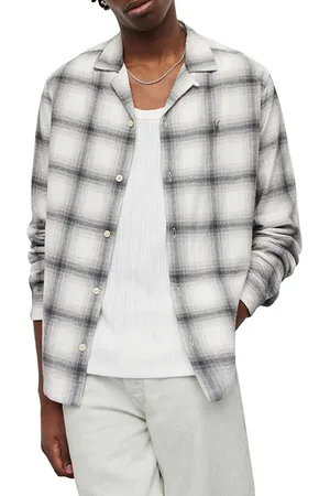 AllSaints Ragado Ls Shirt Off White