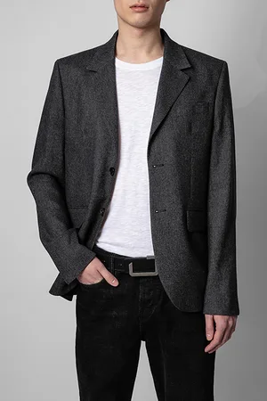 Zadig & Voltaire Zadig & Voltaire Viks Wool Veste Permanent Anthracite