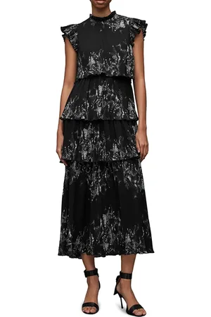 AllSaints Madi Diana Dress Black
