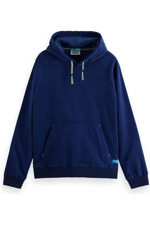 Scotch&Soda Soft Corduroy Hoodie Marine